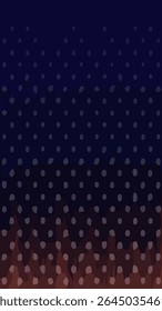 Ponto polka exclusivo abstrato com combinação de cor azul-marinho e marrom