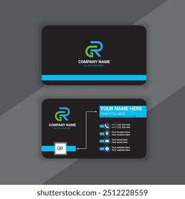 Unique and Professional Business card design template
