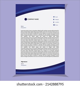 Unique  Professional Letter head Design 