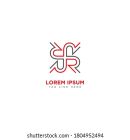 unique R letter logo design.