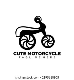 unique and rare motorcycle vector, motorcycle logo design