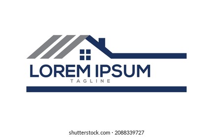 Unique real estate home logo Modern and minimalist vector and abstract logo