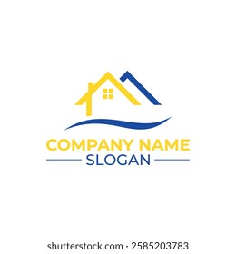Unique real estate logo design for company
