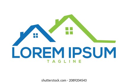 Unique real estate logo Modern and minimalist vector and abstract logo
