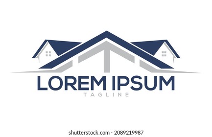 Logo inmobiliario exclusivo Logo vectorial y abstracto moderno y minimalista