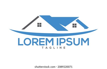 Unique real estate logo Modern and minimalist vector and abstract logo