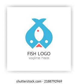 The Unique Reference Concept Of The Three Fish Design Logo 