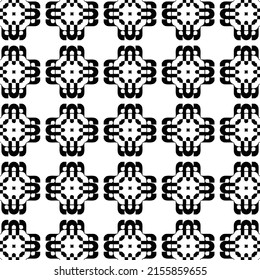 Unique repeat pattern with endless geometric elements