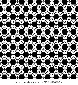 Unique repeat pattern with endless geometric elements