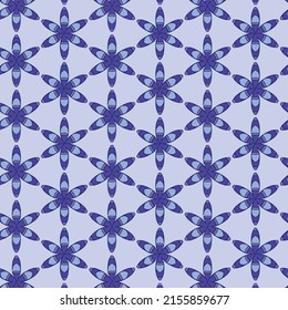 Unique repeat pattern with endless geometric elements