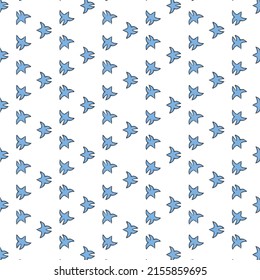 Unique repeat pattern with endless geometric elements