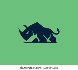 It is a unique Rhinoceros logo design