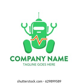 Unique Robot Cartoon Character Mascot