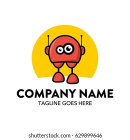 Unique Robot Cartoon Character Mascot