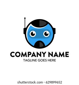 Unique Robot Cartoon Character Mascot