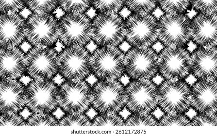 Unique roughen black and white pattern background