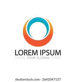 Unique Round Shape Logo Featuring O Letter Design for Branding and Icon Creation