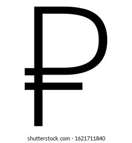 Unique Ruble icon, illustration, vector 