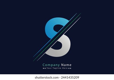 Unique S letter logo Icon vector template.