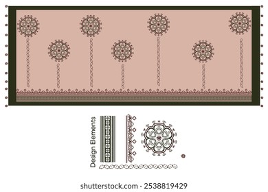 Unique Scarf or Duppata Design