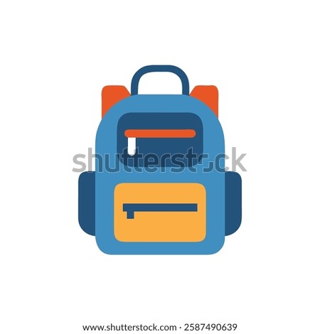 Unique School Bag Icon Design