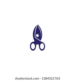 Unique Scissor Logo Icon Unusual 