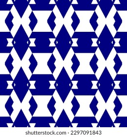 Una impronta geométrica única y sin fisuras, con formas abstractas, es una adición de moda a cualquier papel o tejido moderno.