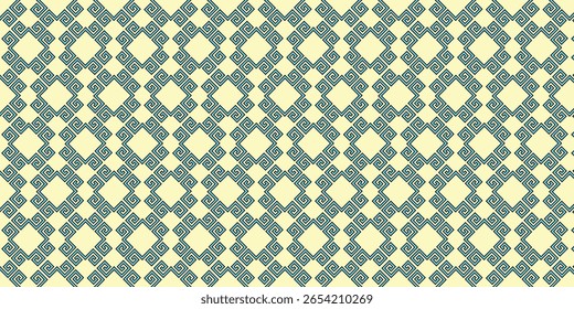 Unique seamless pattern with geometric box motif for your design