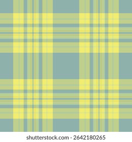 Unique seamless tartan pattern, clan check vector background. Creative textile texture fabric plaid in lime and pastel colors palette.