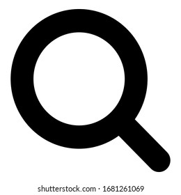 Icono de búsqueda única, ilustración, vector