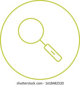 Unique Search Vector Line Icon