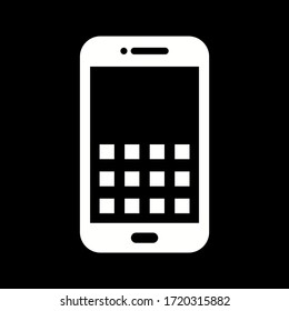 Unique Security Code Vector Glyph Icon