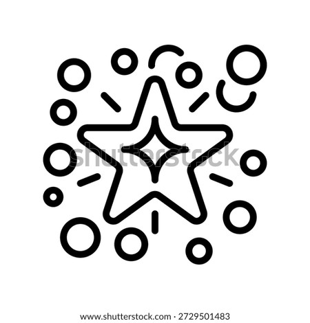 Unique Selling Point Line Icon, Outline Symbol for Competitive Advantage, Product Feature, Value Proposition, Brand Distinction, and Marketing Edge. Vector Sign Icon.
