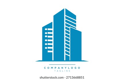 Un conjunto único de logotipo de construcción
