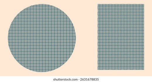 A unique shape abstract seamless pattern design