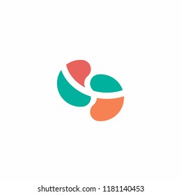 unique shape logo design concept for your company, business, brand, and etc