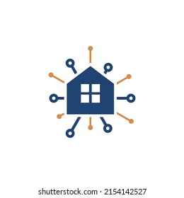 unique share house logo design
