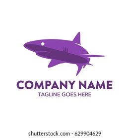Unique Shark Mascot Logo Character