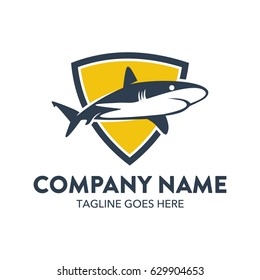 Unique Shark Mascot Logo Character
