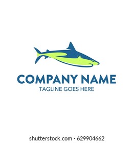 Unique Shark Mascot Logo Character