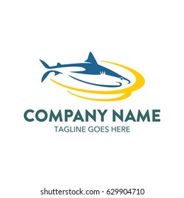 Unique Shark Mascot Logo Character