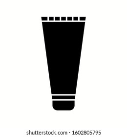 Unique Shaving Cream Vector Glyph Icon