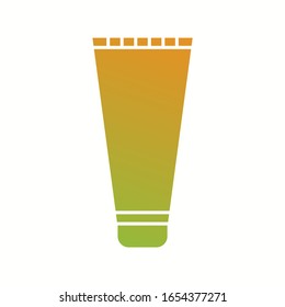 Unique Shaving Cream Vector Glyph Icon