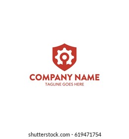 Unique Shield Logo Template
