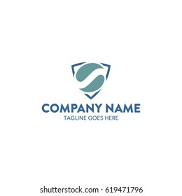 Unique Shield Logo Template