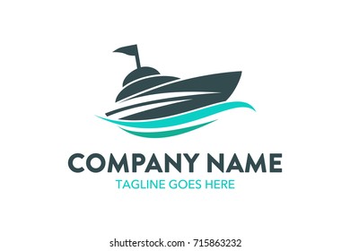 Unique Ship Logo Stock Vector (Royalty Free) 715863232 | Shutterstock