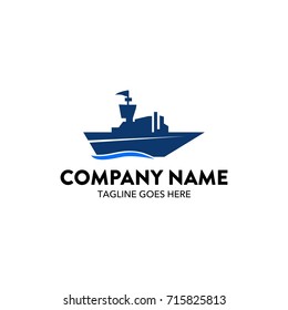 Unique Ship Logo Template