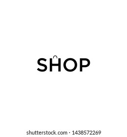 Unique Shopping Logo Design Icon