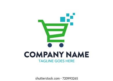 Unique Shopping And Retail Logo Template