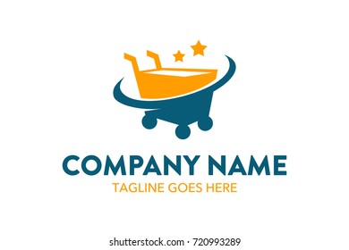 Unique Shopping And Retail Logo Template